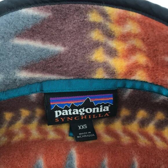 Patagonia Dark Ruby Laughing Waters Synchilla Snap-T Pullover XXS - Picture 9 of 11
